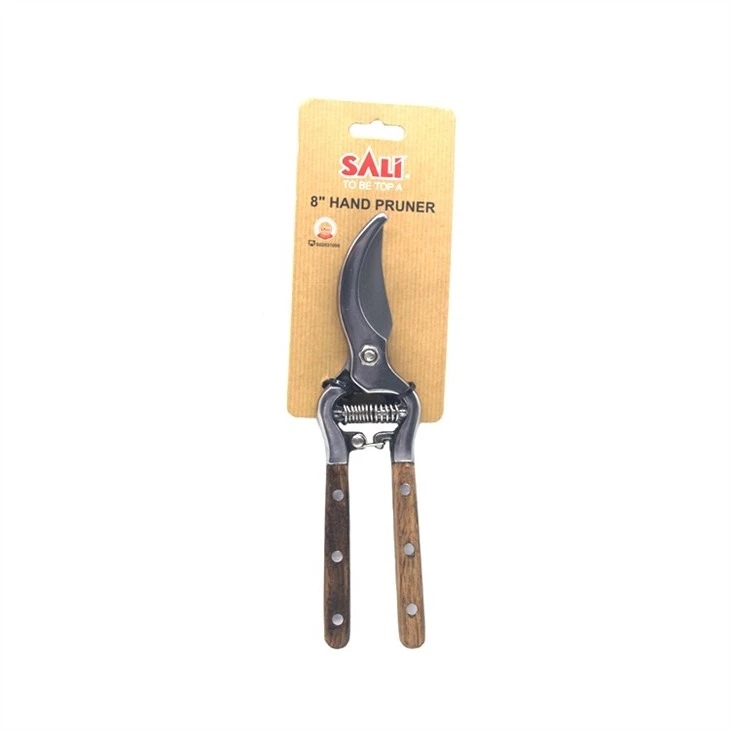 Wooden Handle Pruner 8 Inch